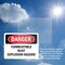 Signmission Combustible Dust Explosion Hazard Danger Sign, Plastic, 14in W x 10in L, 2PK OS-2PACK-DS-P-1014-L-1831 - alternate 3